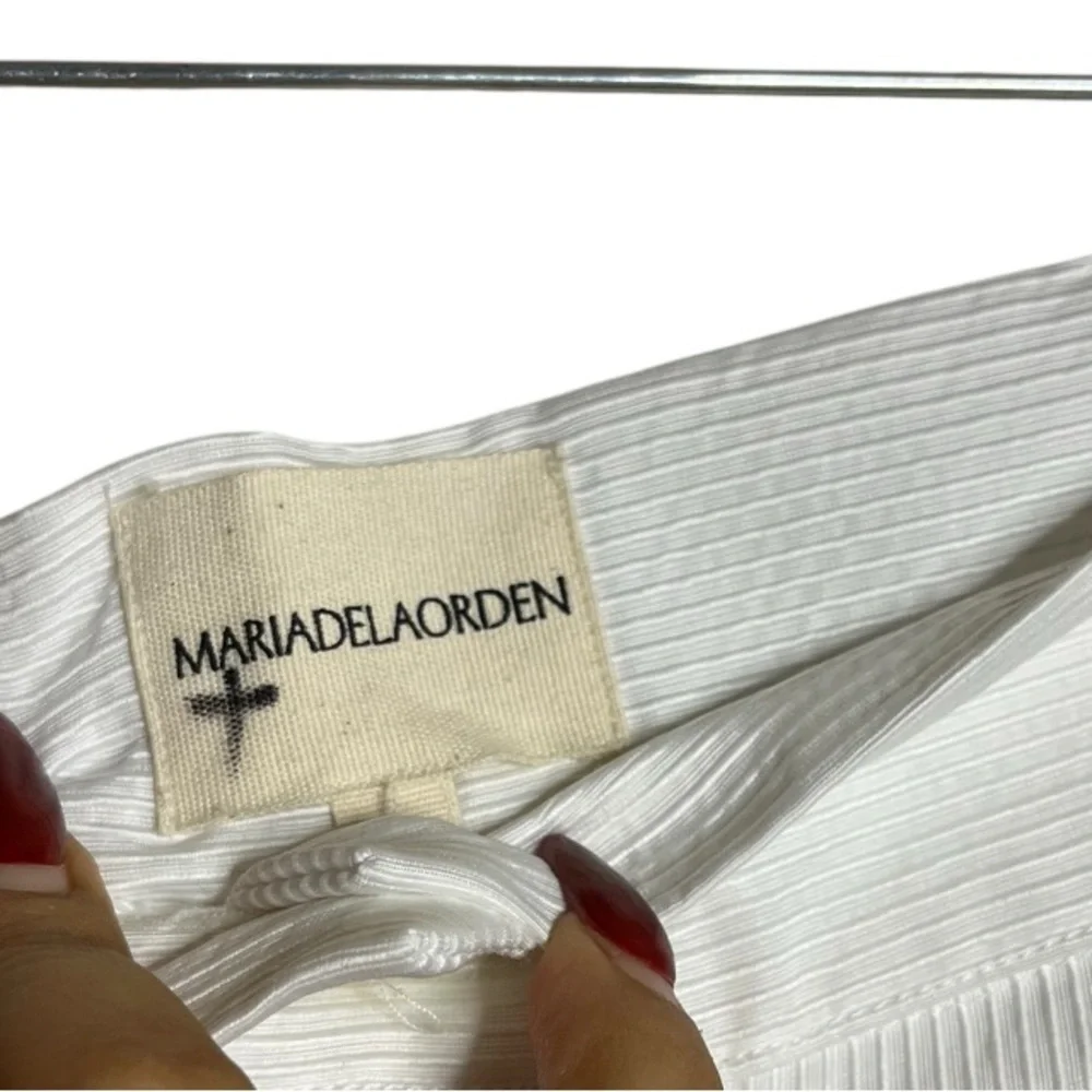 NWT Mariadelaorden niza white pants size 4 (36)